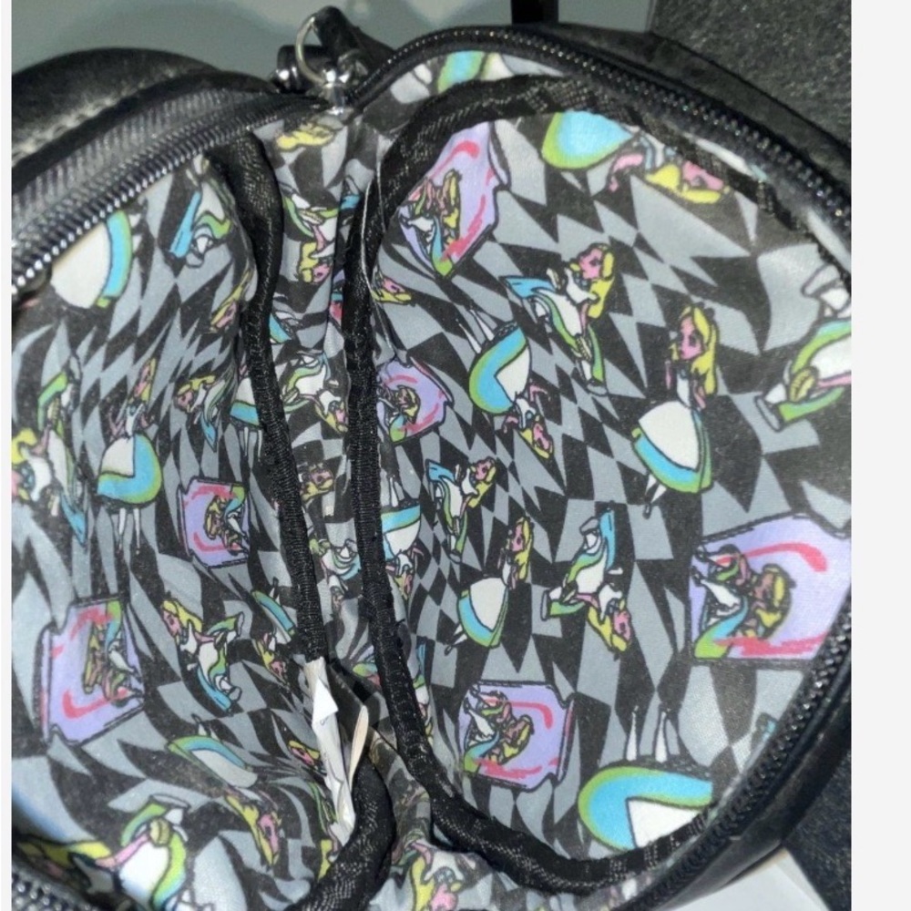 Disney Black Alice in Wonderland Ear Bag - Picture 5 of 8